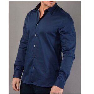 Ted Baker London Blue Button Down Dress Shirt Size 6 Mens